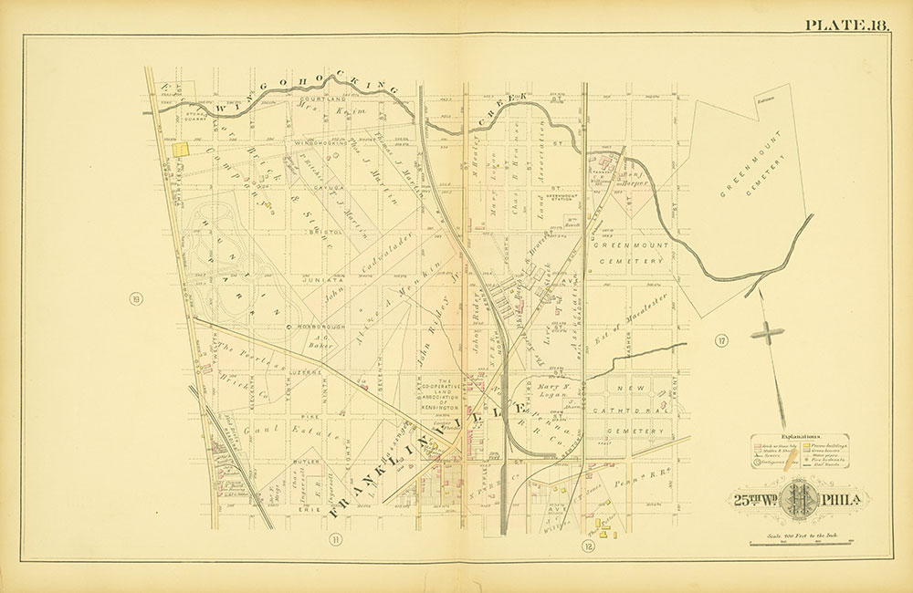 Atlas of the City of Philadelphia, 25th Ward, Plate 18