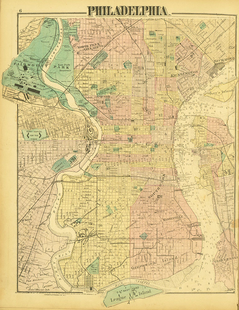 Atlas of Philadelphia and Environs, Page 6