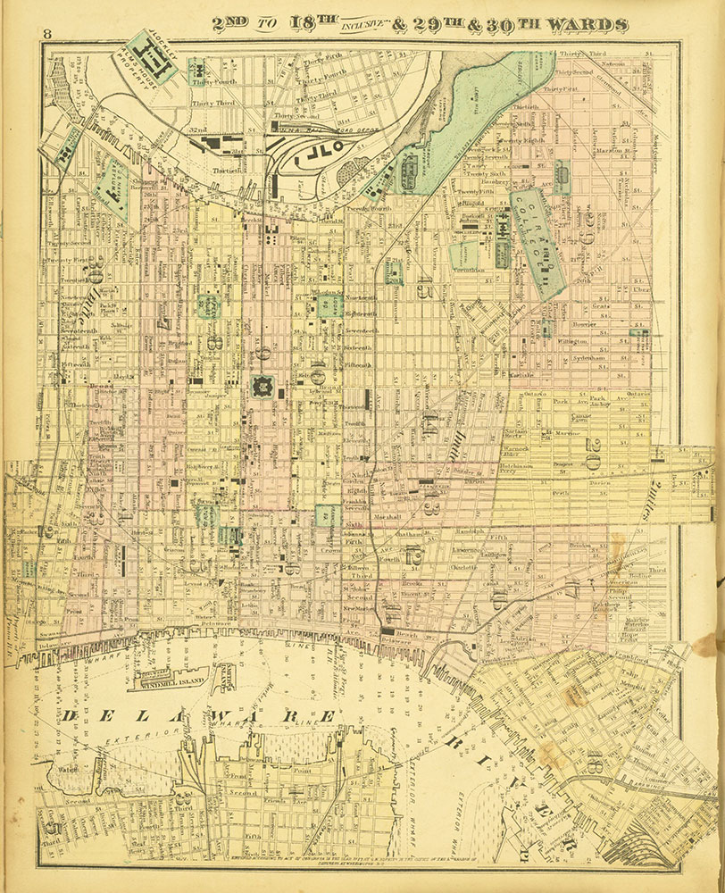 Atlas of Philadelphia and Environs, Page 8