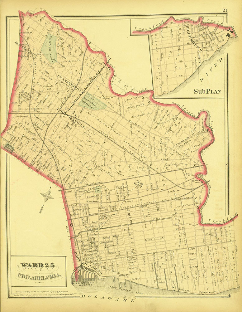 Atlas of Philadelphia and Environs, Page 21