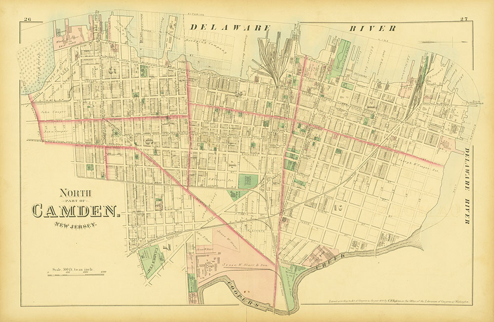 Atlas of Philadelphia and Environs, Pages 26-27