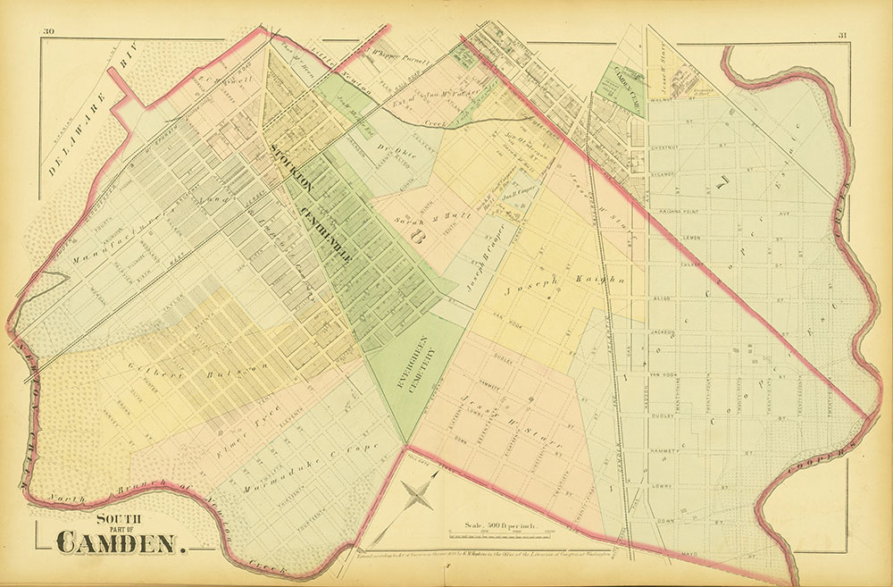 Atlas of Philadelphia and Environs, Pages 30-31