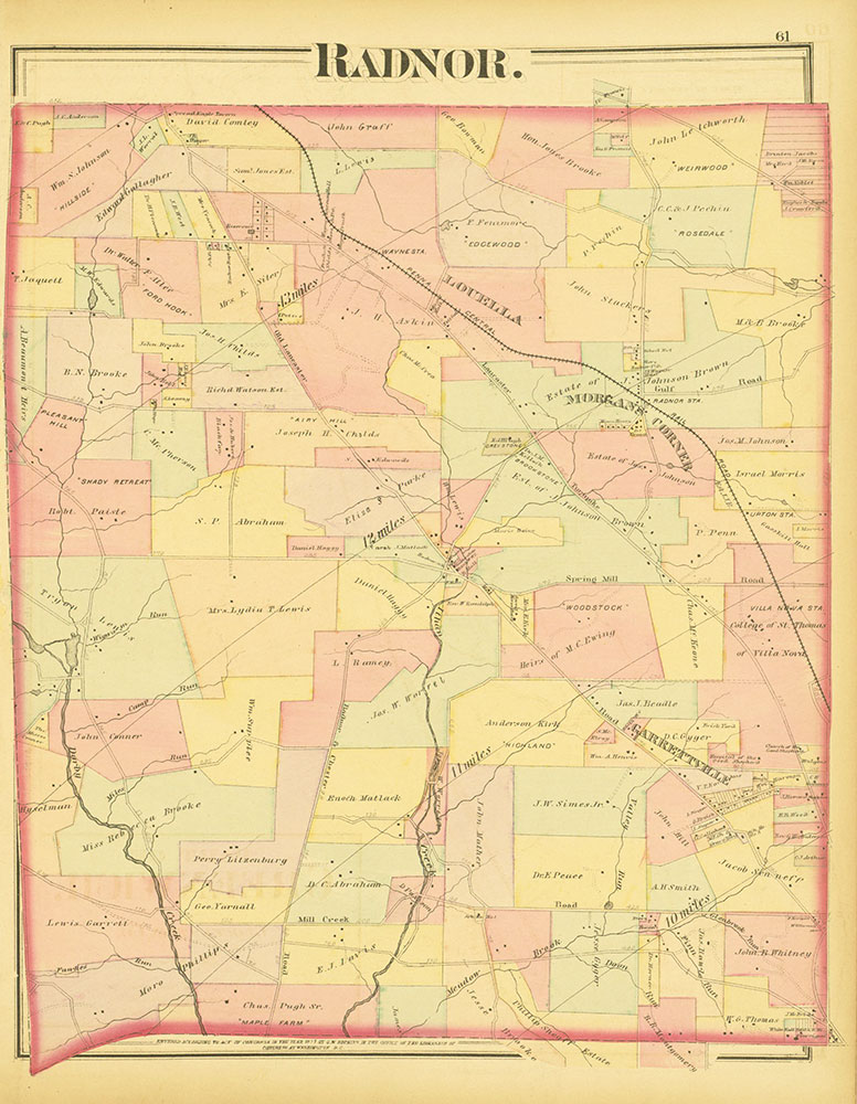 Atlas of Philadelphia and Environs, Page 61