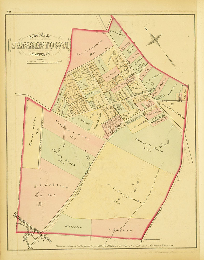 Atlas of Philadelphia and Environs, Page 72