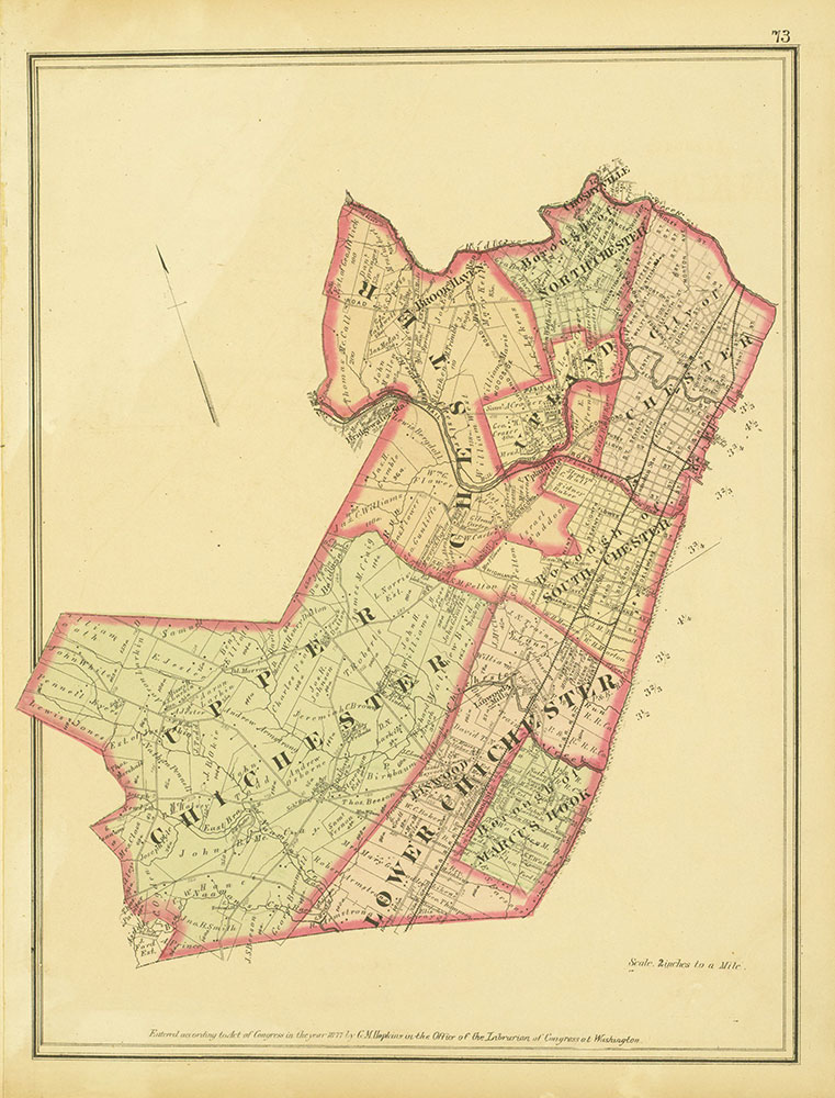 Atlas of Philadelphia and Environs, Page 73