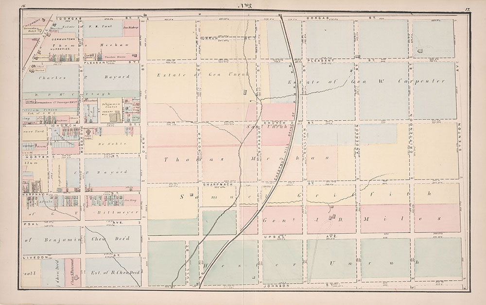 Atlas of Germantown, 22nd Ward, 1871, Plate 3