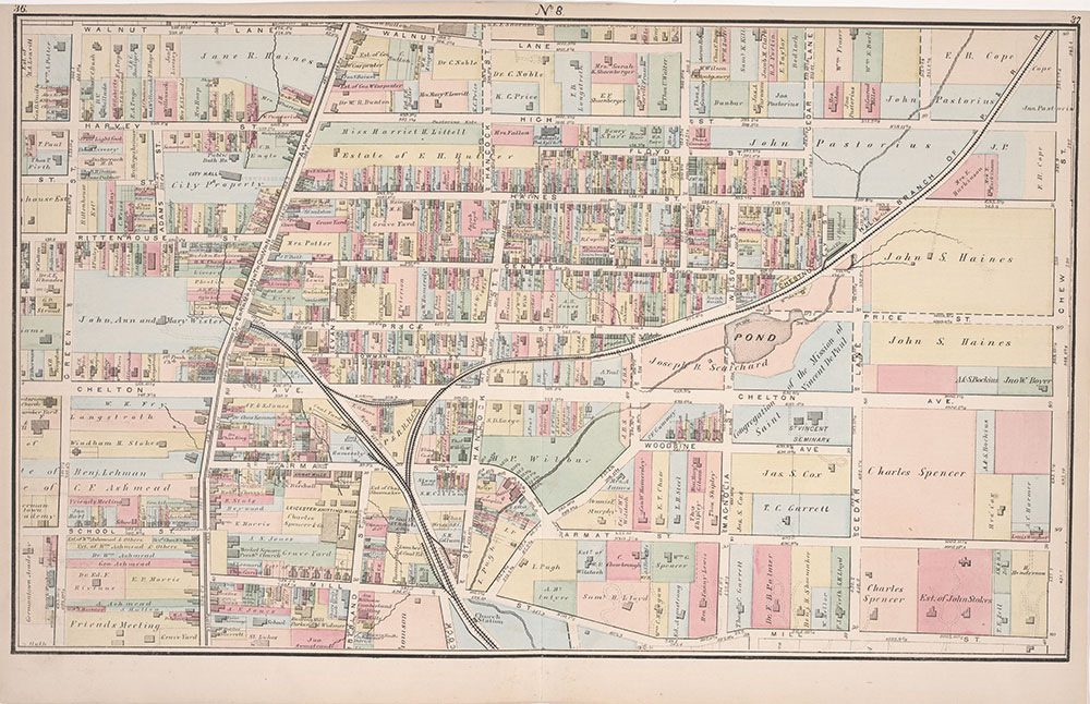 Atlas of Germantown, 22nd Ward, 1871, Plate 7