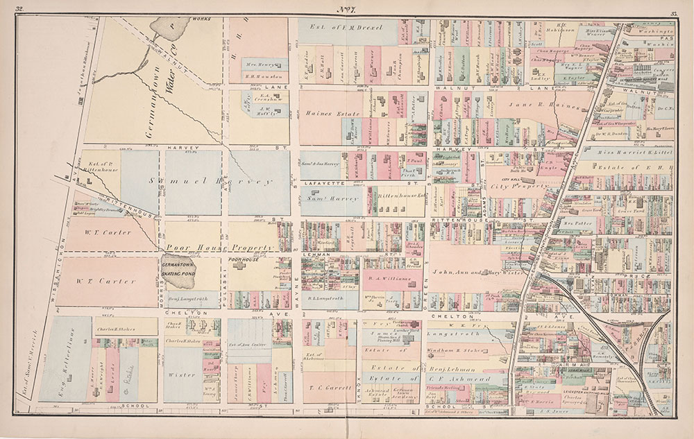 Atlas of Germantown, 22nd Ward, 1871, Plate 8