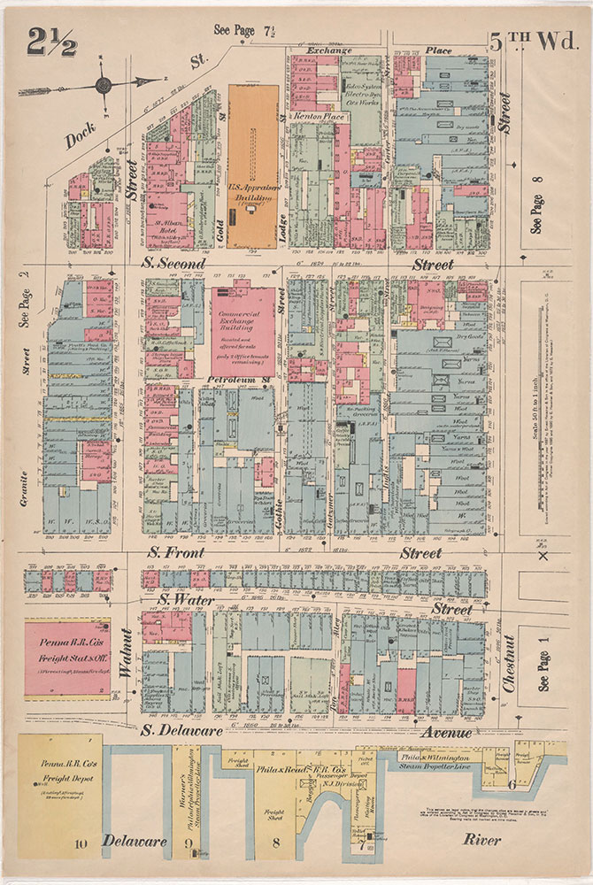Insurance Maps of the City of Philadelphia, 1897, Plate 2 1/2