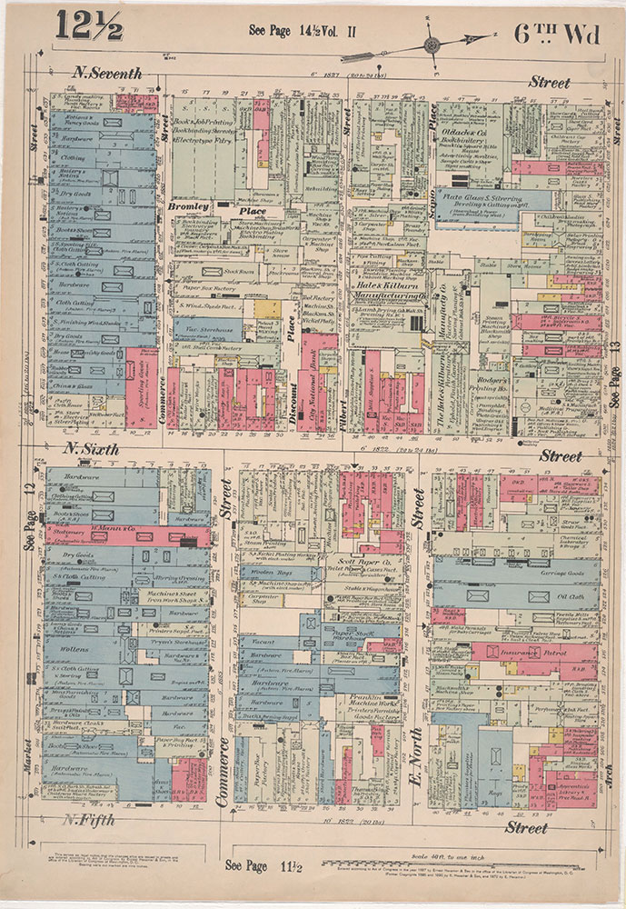 Insurance Maps of the City of Philadelphia, 1897, Plate 12 1/2