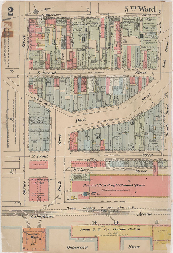 Insurance Maps of the City of Philadelphia, 1915-1916, Plate 2