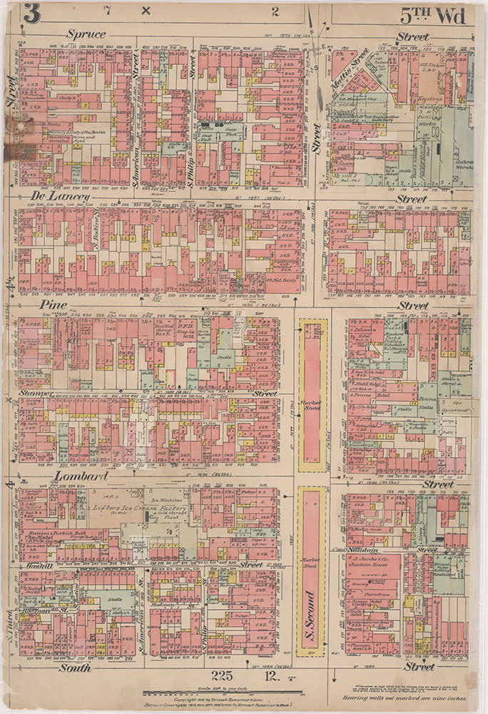 Insurance Maps of the City of Philadelphia, 1915-1916, Plate 3