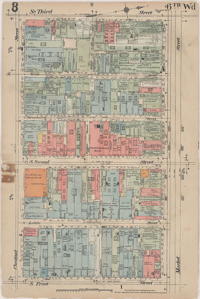 Insurance Maps of the City of Philadelphia, 1915-1916, Plate 8