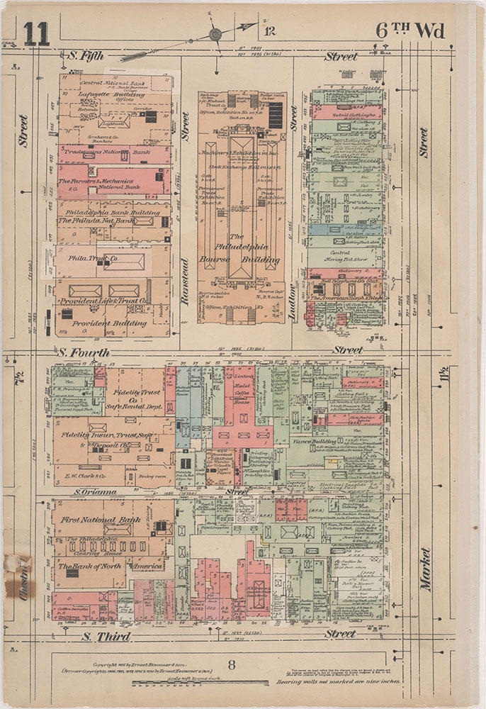 Insurance Maps of the City of Philadelphia, 1915-1916, Plate 11