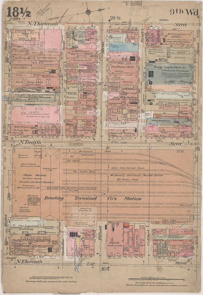 Insurance Maps of the City of Philadelphia, 1915-1920, Plate 18 1/2