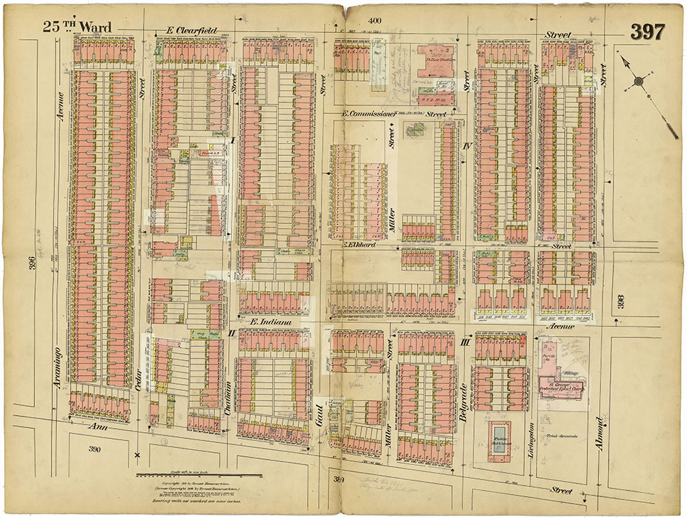 Insurance Maps of the City of Philadelphia, 1913-1918, Plate 397
