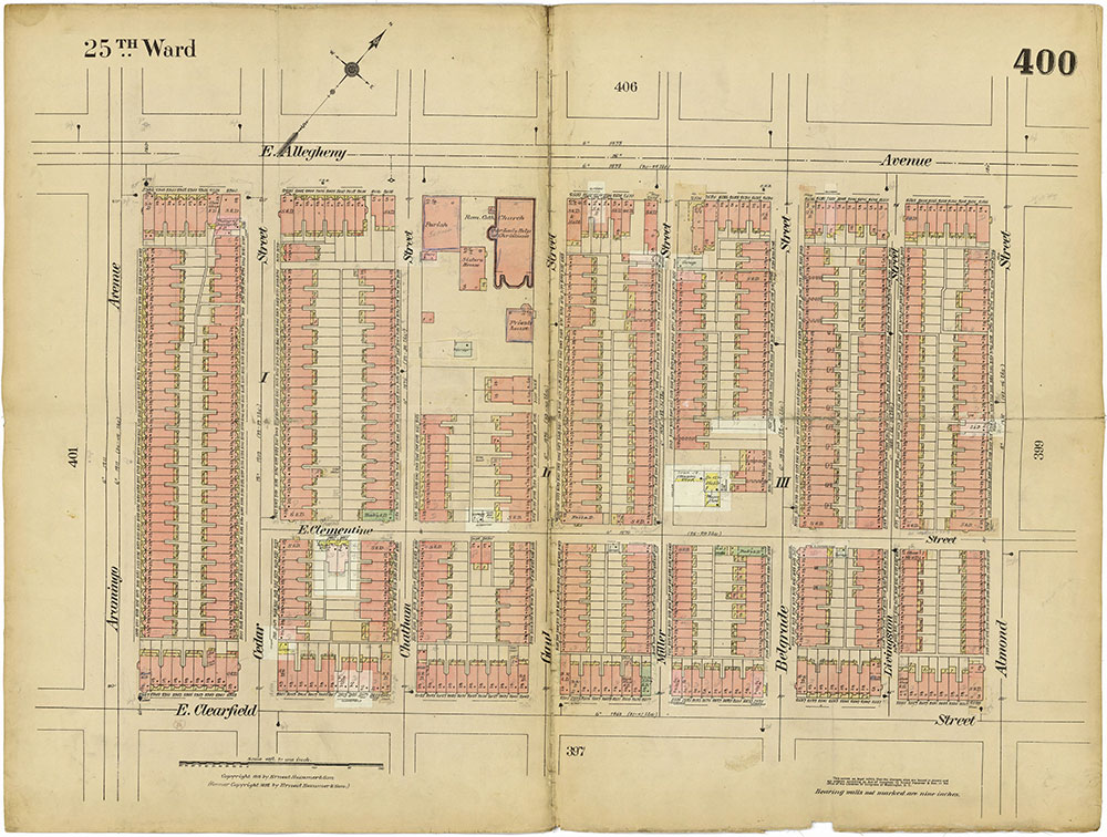 Insurance Maps of the City of Philadelphia, 1913-1918, Plate 400