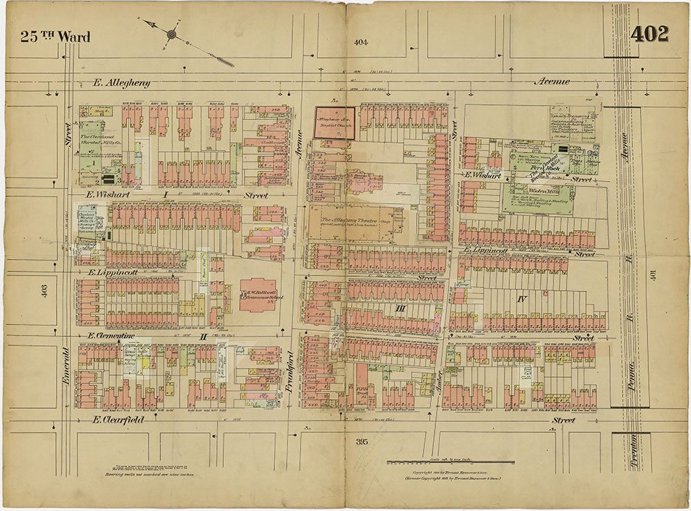 Insurance Maps of the City of Philadelphia, 1913-1918, Plate 402