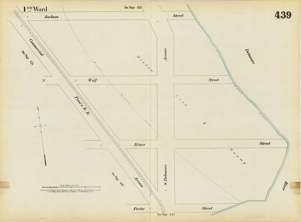 Insurance Maps of the City of Philadelphia, 1893-1895, Plate 439