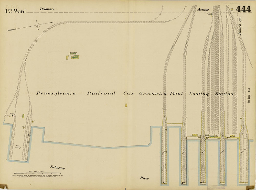 Insurance Maps of the City of Philadelphia, 1893-1895, Plate 444