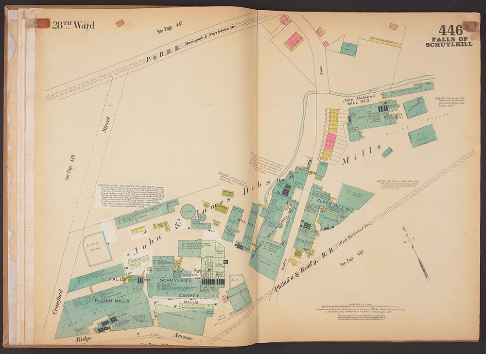 Insurance Maps of the City of Philadelphia, 1893-1895, Plate 446