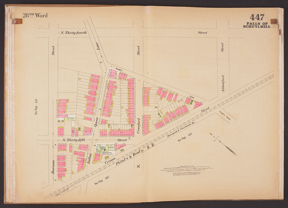 Insurance Maps of the City of Philadelphia, 1893-1895, Plate 447