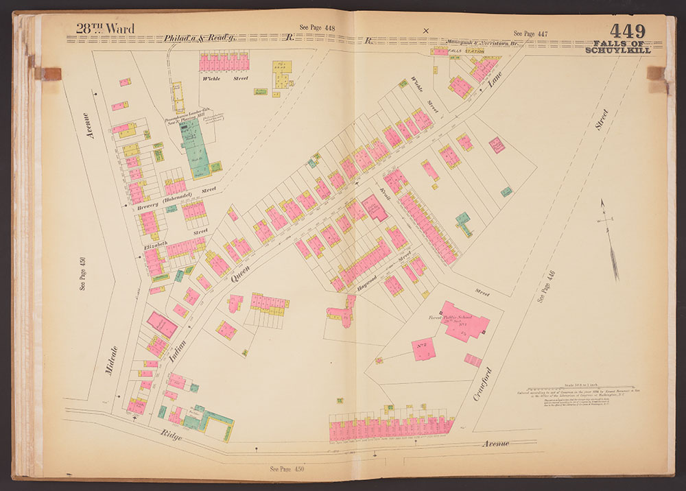 Insurance Maps of the City of Philadelphia, 1893-1895, Plate 449
