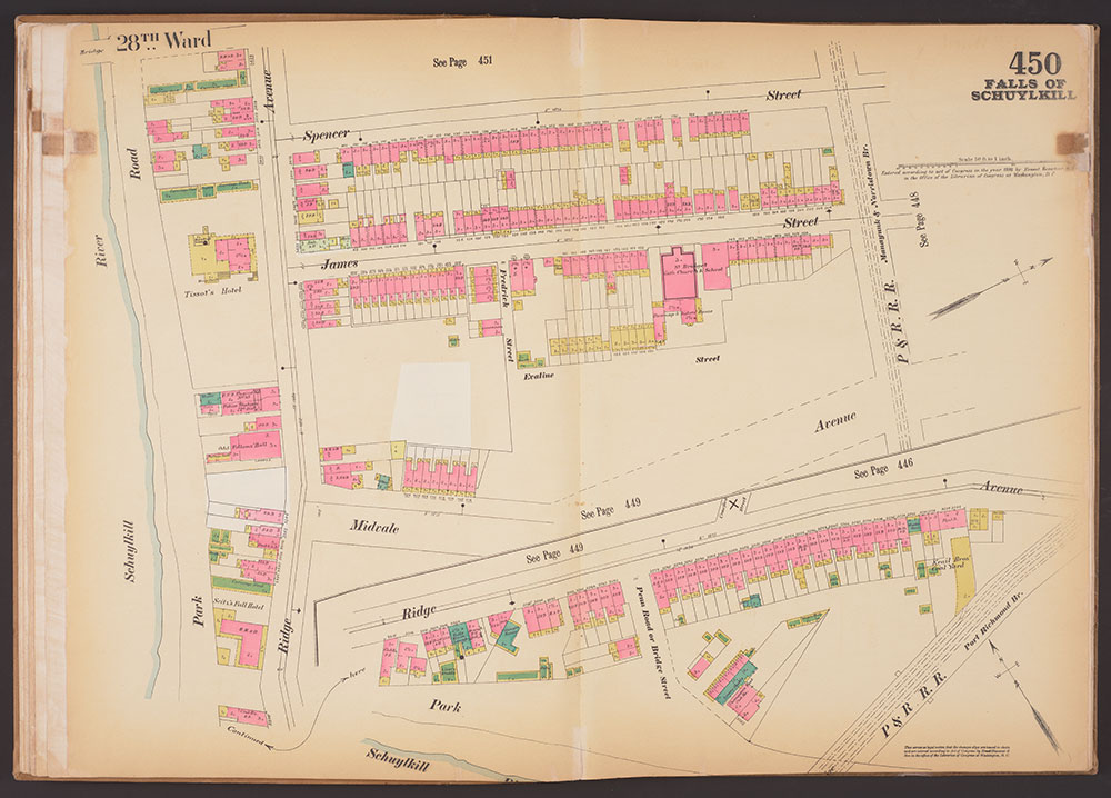 Insurance Maps of the City of Philadelphia, 1893-1895, Plate 450