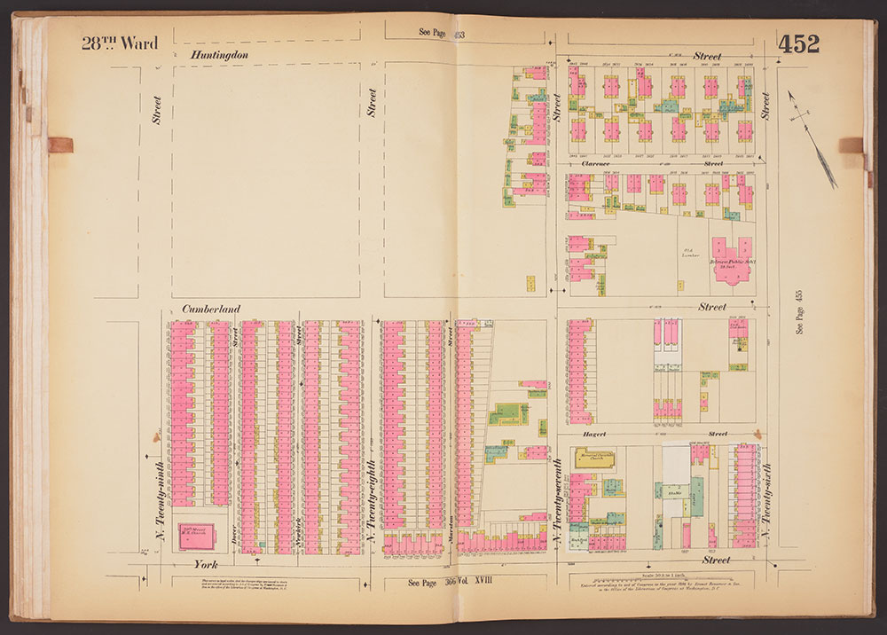 Insurance Maps of the City of Philadelphia, 1893-1895, Plate 452