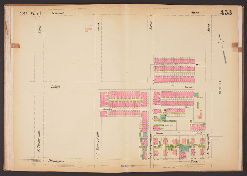 Insurance Maps of the City of Philadelphia, 1893-1895, Plate 453