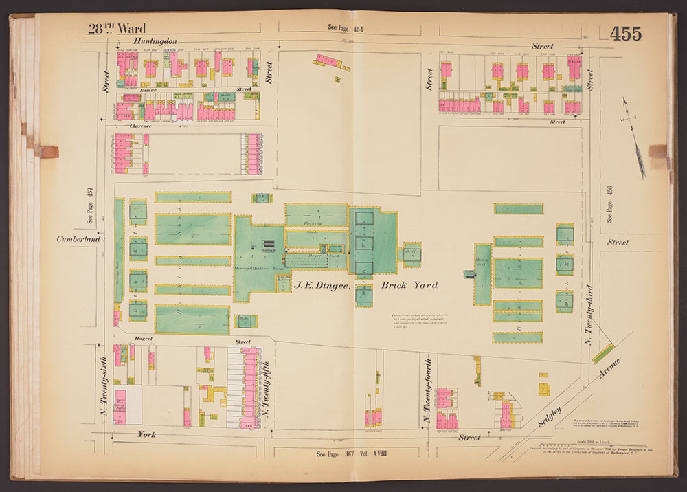 Insurance Maps of the City of Philadelphia, 1893-1895, Plate 455