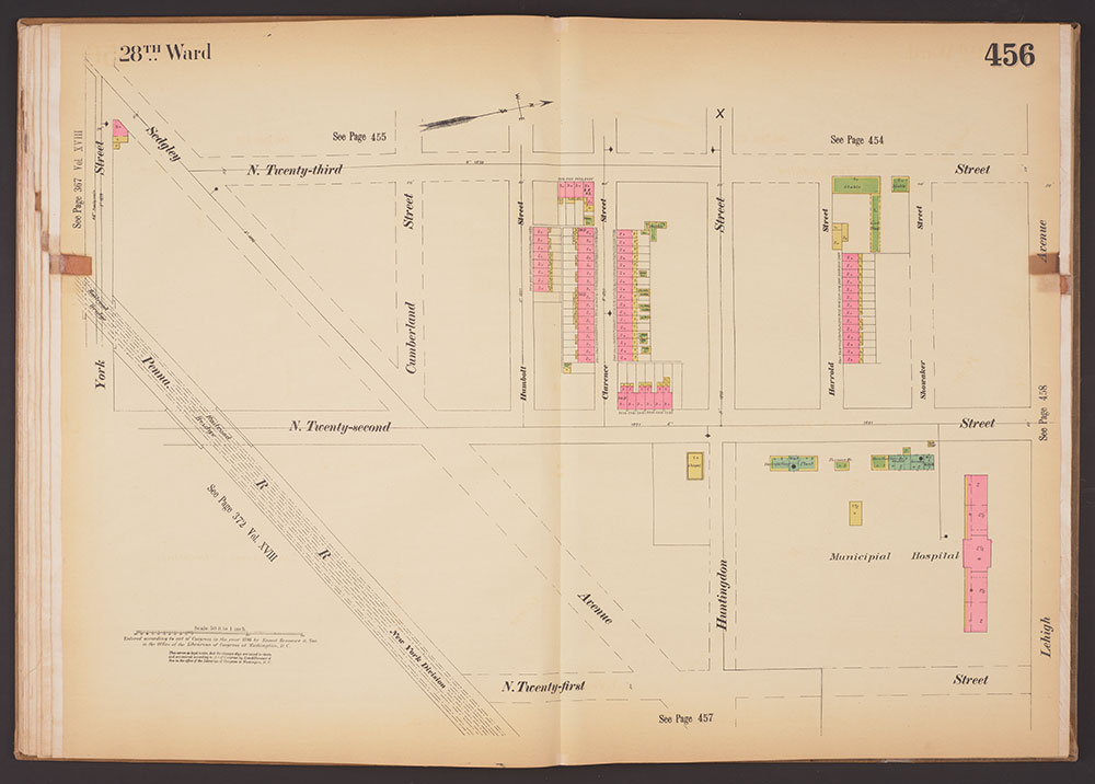 Insurance Maps of the City of Philadelphia, 1893-1895, Plate 456