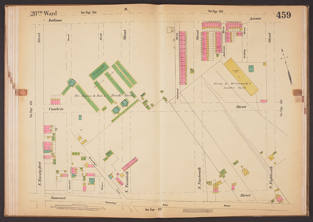 Insurance Maps of the City of Philadelphia, 1893-1895, Plate 459