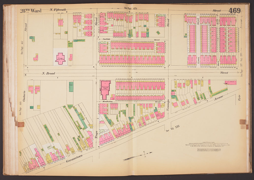 Insurance Maps of the City of Philadelphia, 1893-1895, Plate 469