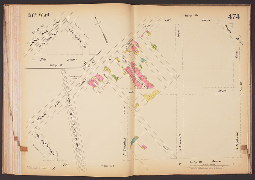 Insurance Maps of the City of Philadelphia, 1893-1895, Plate 474
