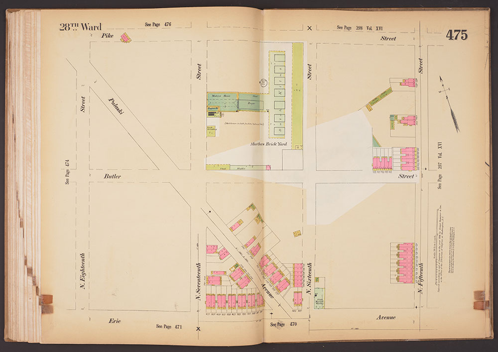 Insurance Maps of the City of Philadelphia, 1893-1895, Plate 475