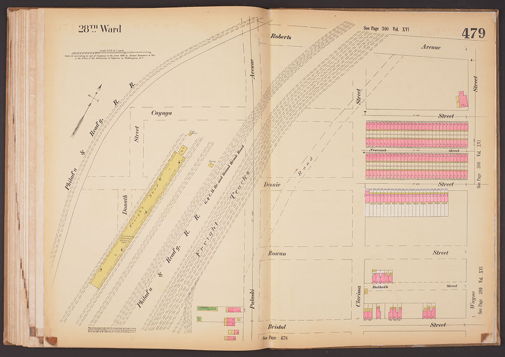 Insurance Maps of the City of Philadelphia, 1893-1895, Plate 479