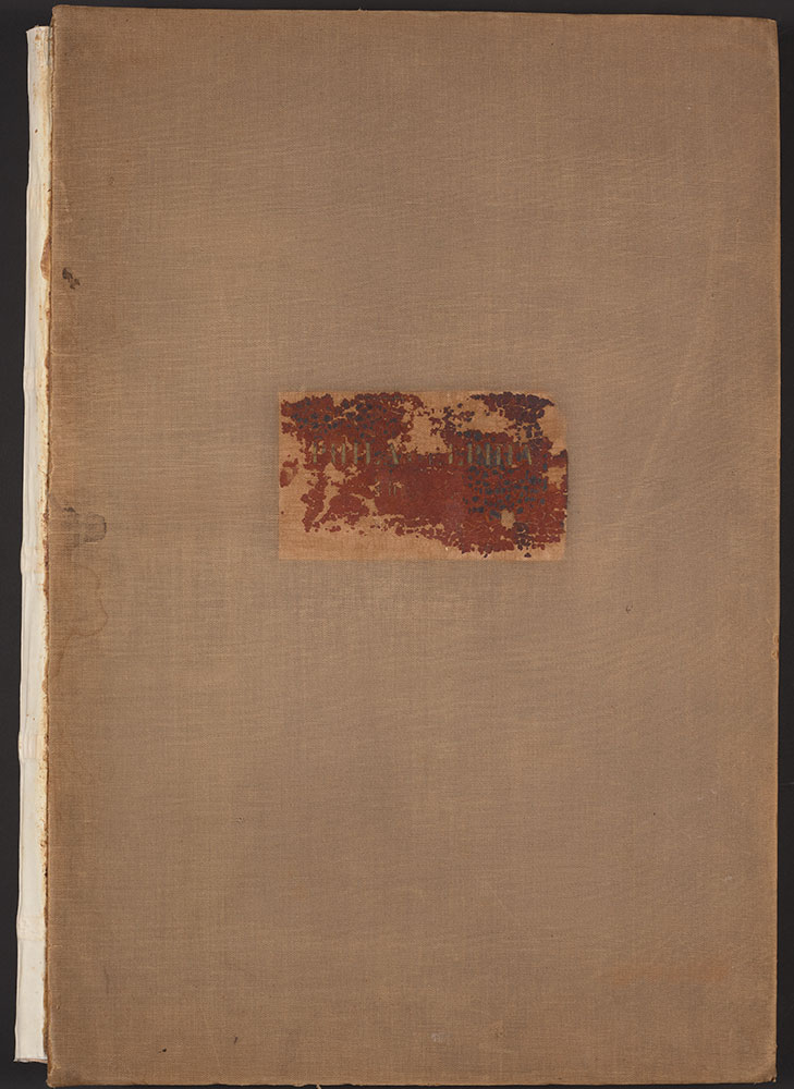 Insurance Maps of the City of Philadelphia, 1893-1914, Front Cover