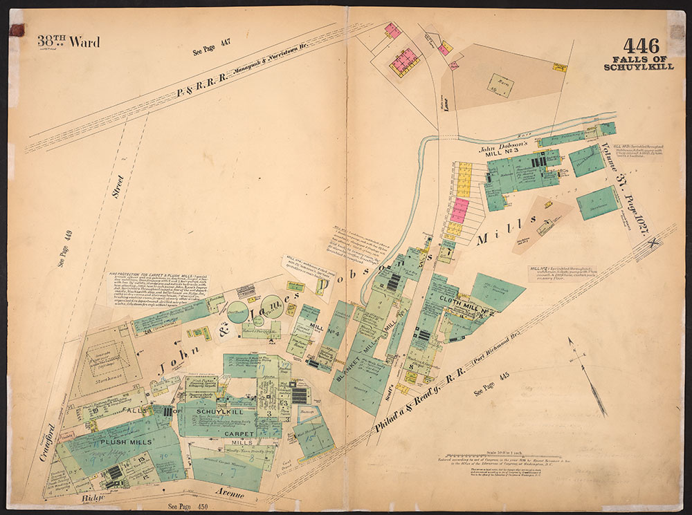 Insurance Maps of the City of Philadelphia, 1893-1914, Plate 446