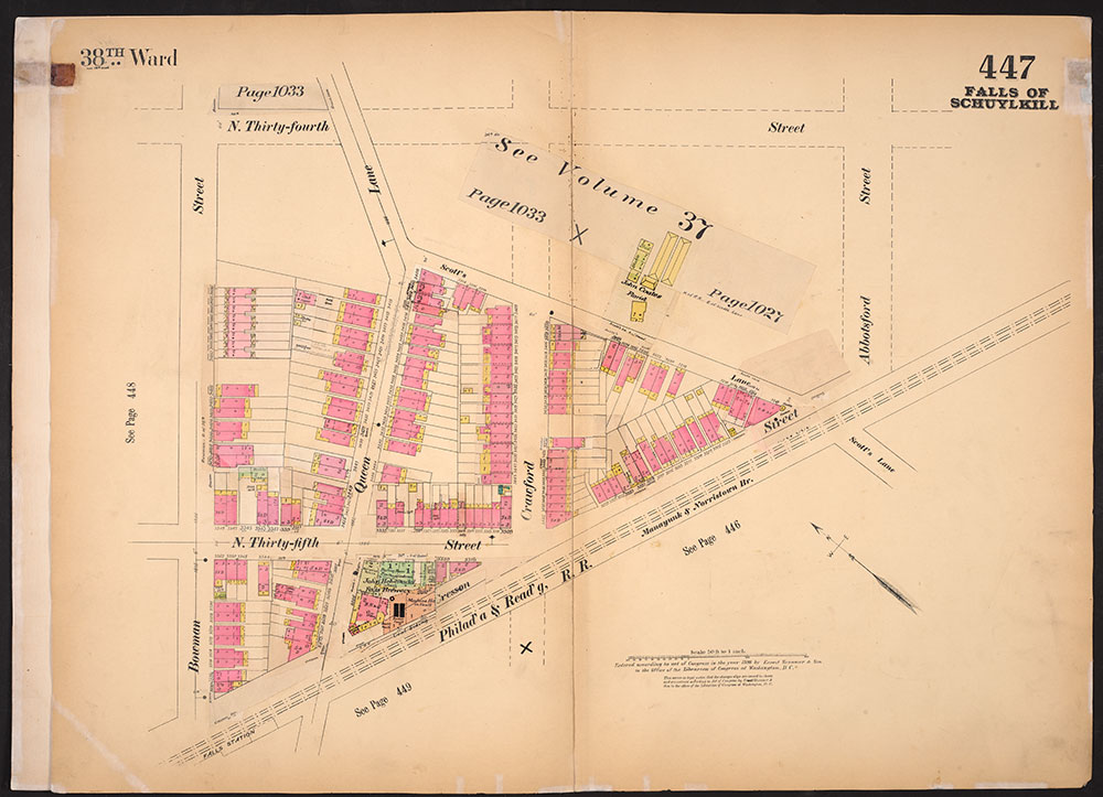 Insurance Maps of the City of Philadelphia, 1893-1914, Plate 447