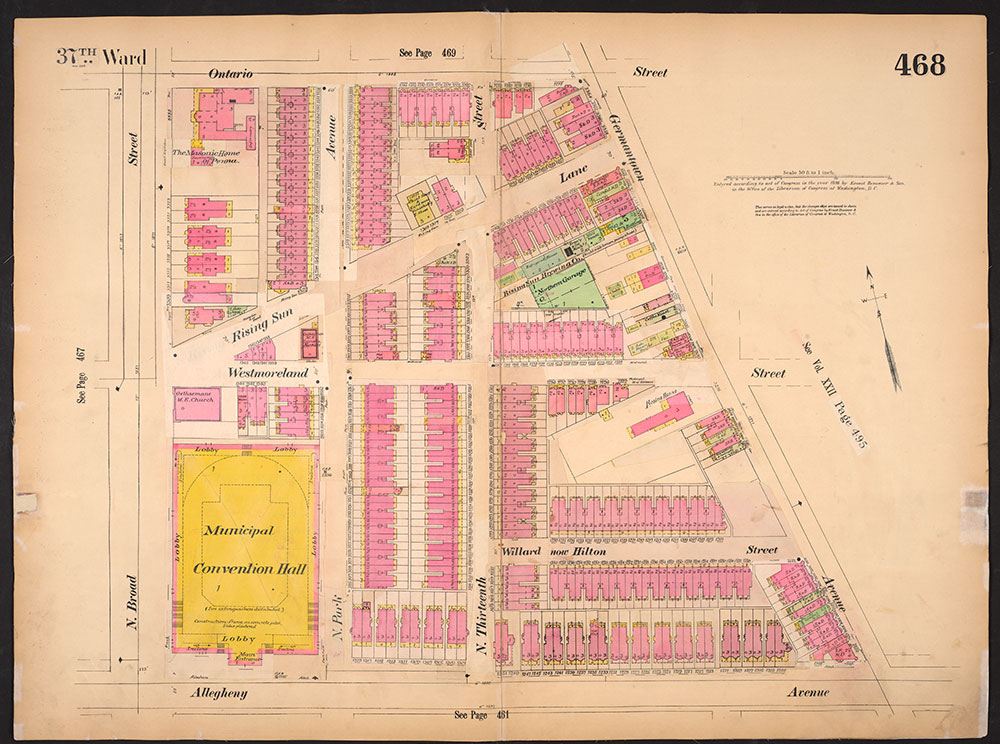 Insurance Maps of the City of Philadelphia, 1893-1914, Plate 468