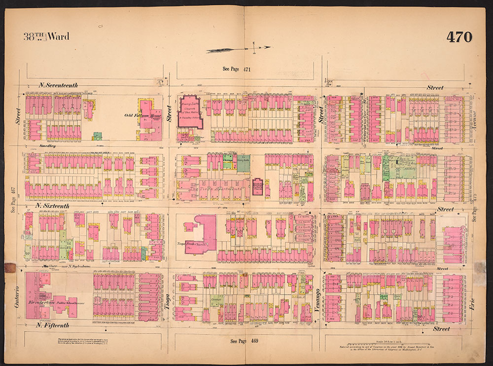 Insurance Maps of the City of Philadelphia, 1893-1914, Plate 470