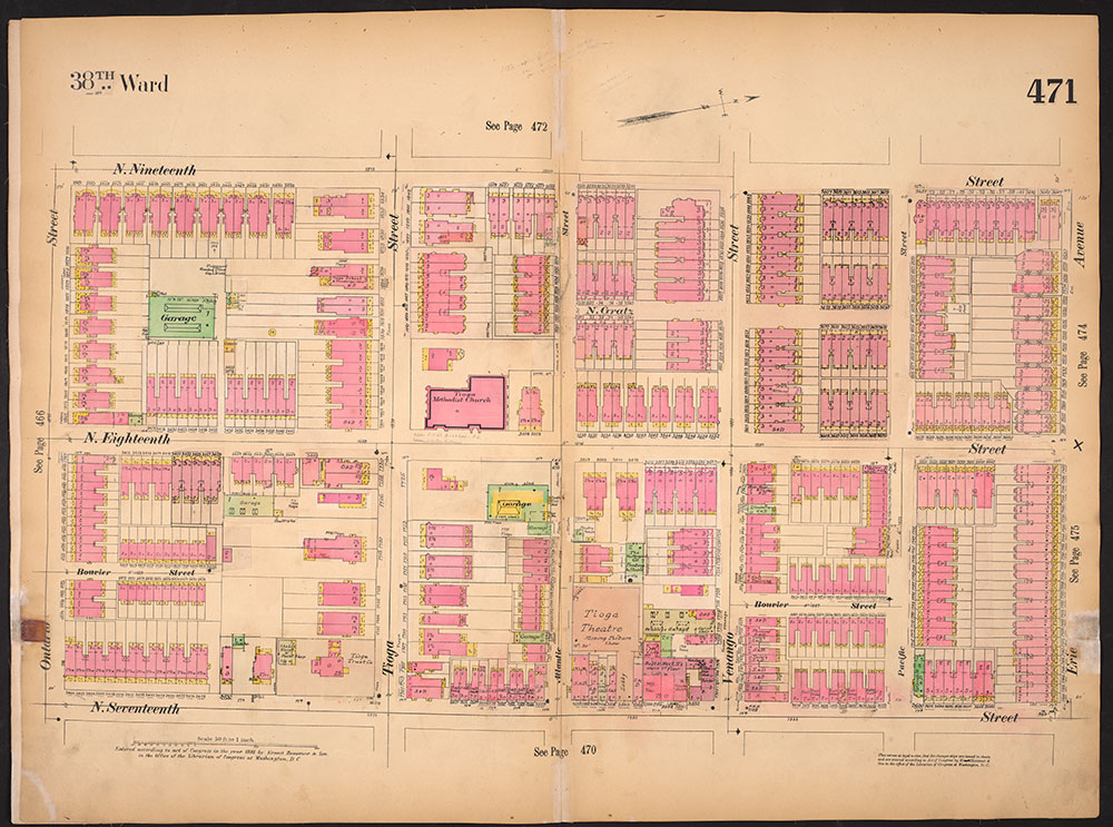 Insurance Maps of the City of Philadelphia, 1893-1914, Plate 471
