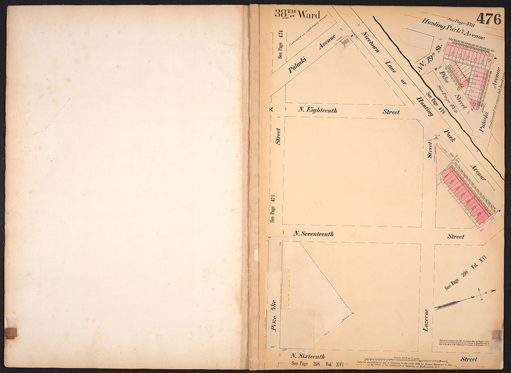 Insurance Maps of the City of Philadelphia, 1893-1914, Plate 476