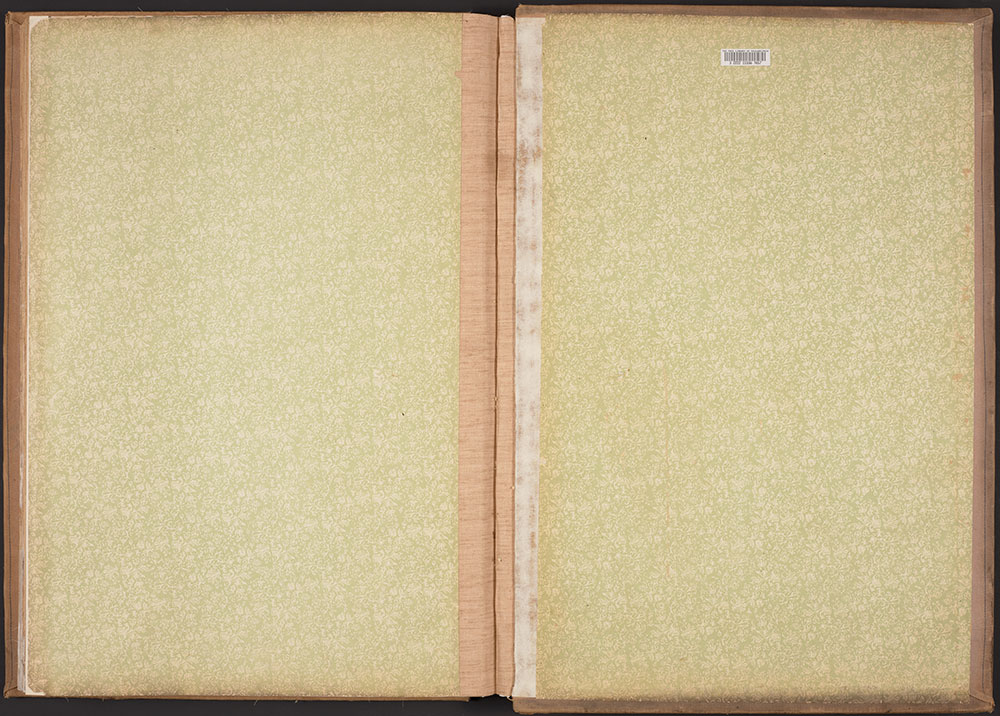 Insurance Maps of the City of Philadelphia, 1893-1914, Back End Papers