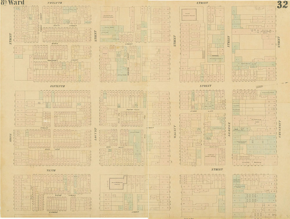 Maps of the City of Philadelphia, 1858-1860, Plate 32