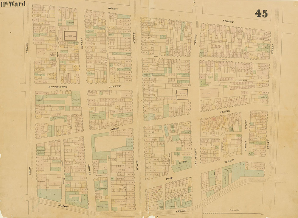 Maps of the City of Philadelphia, 1858-1860, Plate 45