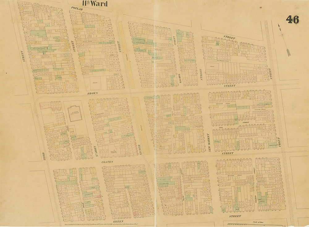Maps of the City of Philadelphia, 1858-1860, Plate 46