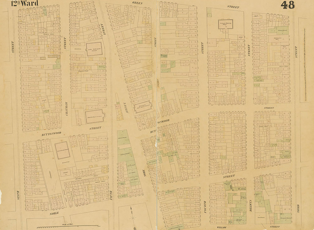 Maps of the City of Philadelphia, 1858-1860, Plate 48