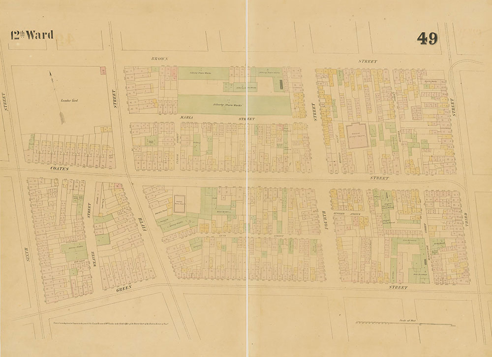 Maps of the City of Philadelphia, 1858-1860, Plate 49